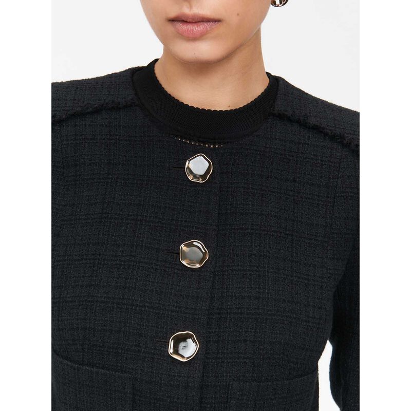 Veronika Maine European Tweed Cropped Jacket image number 2
